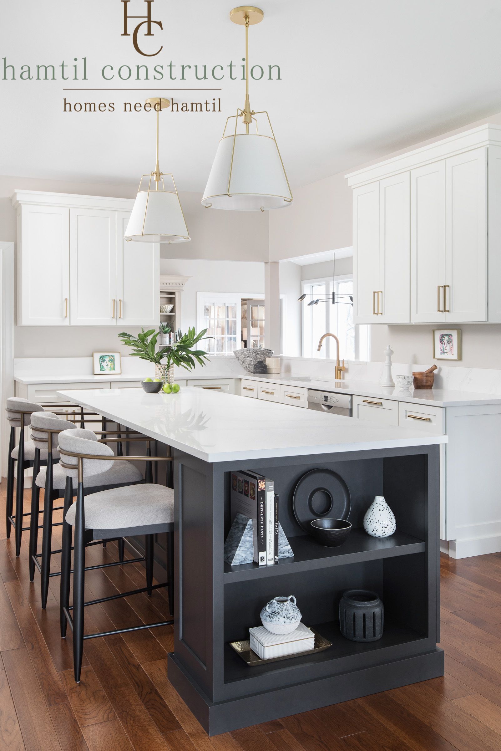 Transitional/Contemporary Kitchen Remodel by Hamtil Construction LLC project photo 3