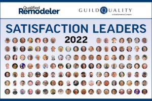 Recognized as 1 out of 102 Remodelers in the US as Satisfaction Leaders